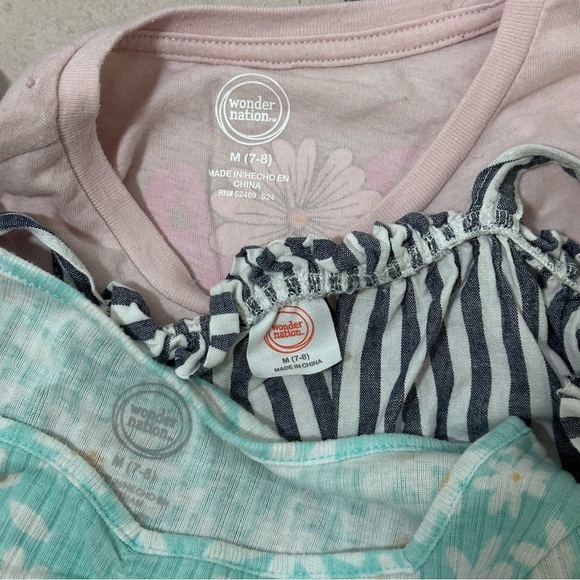 Wonder Nation Kids Girls 3-Shirts, Blouses size M(7-8).‎ - Picture 5 of 6